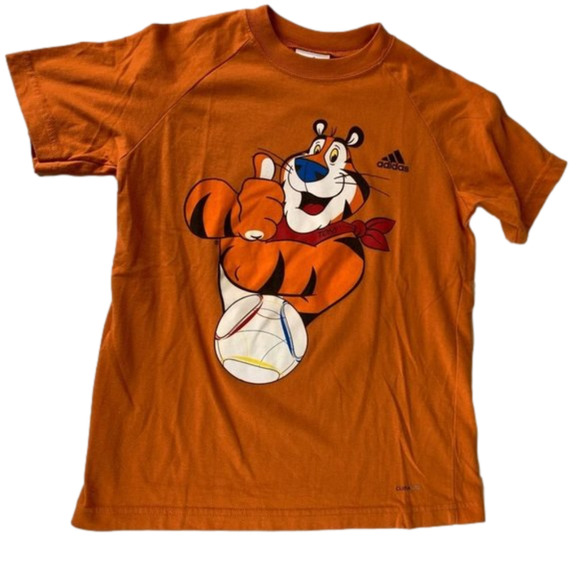 Adidas Vintage Limited Edition Tony The Tiger Orange T-shirt size Medium - Picture 1 of 8